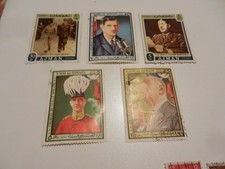 5 timbres Charles De Gaulle