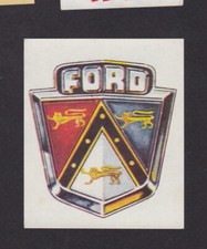 Ancienne étiquette paquet allumettes Belgique BN79504 Ecusson Ford 