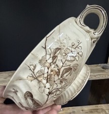 Service Printemps Sarreguemines Saladier Vaisselle Ancienne Oiseau Favori