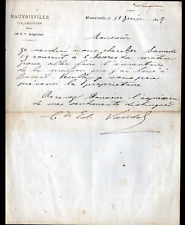 MAUVAISVILLE / ARGENTAN 61: EXPLOITATION AGRICOLE FERME du PRIEURE "VANDAL" 1897