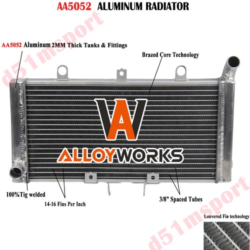 Aluminum radiator for 200 2004 - radiator,