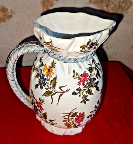 Ancien pichet faïence - en,