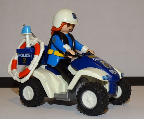 Playmobil police quad - police, le
