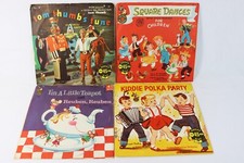 Vintage Childrens 45 Records