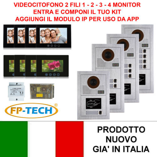Interphone vidéo fils 2 - vidéo,