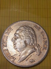 France - 5 Francs Louis XVIII Argent 1823 W Lille