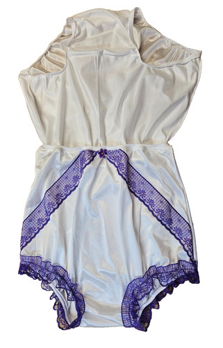 White purple nylon tricot - purple,