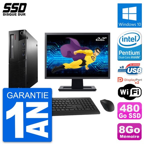 Lenovo m93p sff ecran - pc,