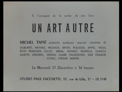 Carton exposition un - exposition, art