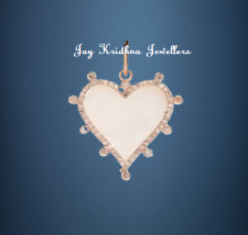 Nacre Pendentif Coeur, 925