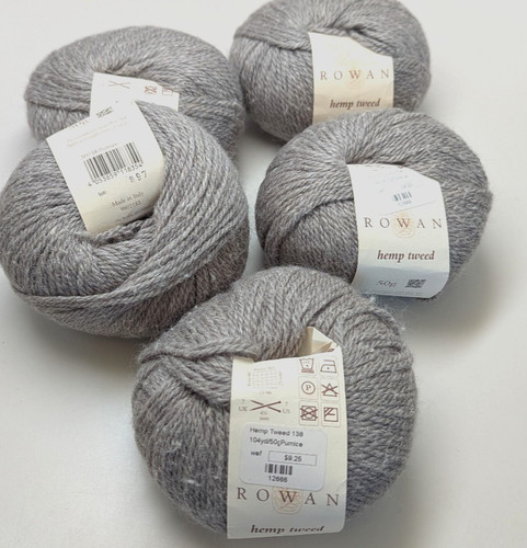 Matched balls rowan - rowan, hemp