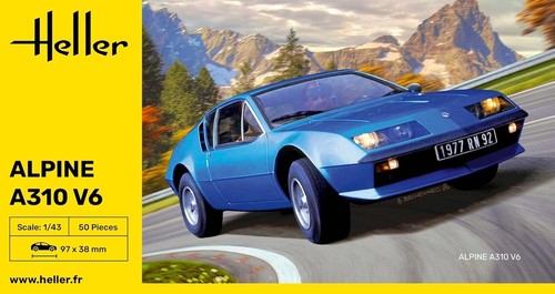 Heller 80146 voiture alpine - voiture,