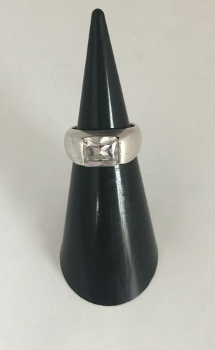 Bague argent zircon - bague, en