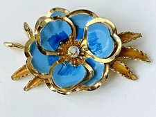 Grande BROCHE vintage FLEUR
