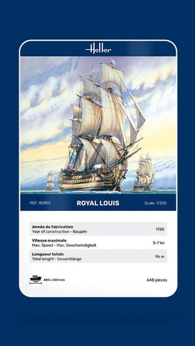 Royal louis 200 heller - royal, 1/200