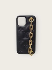 Louis Vuitton Coque bumpée Monogram noir iPhone 12/12PRO 135867735