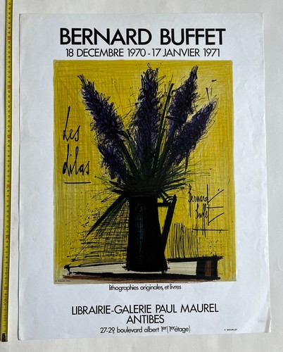 Bernard buffet 1971 vintage - buffet,