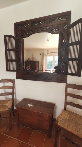 Miroir fenêtre oriental - , en