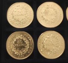 50 FRANCS HERCULE ARGENT 1977