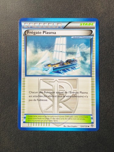 Carte pokemon frégate - pokemon, plasma