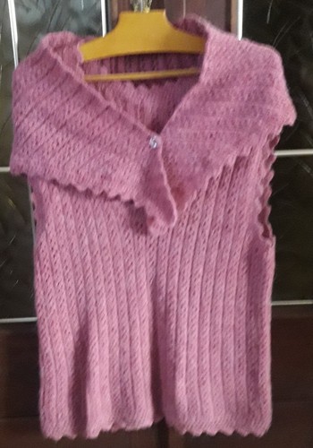 Pull sans manches - , étole