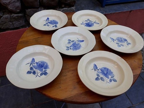 Lot assiettes creuses - 6,
