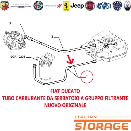 Fiat ducato tuyau carburant - fiat,