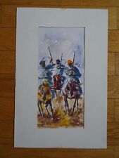 Aquarelle Orientaliste Rachid