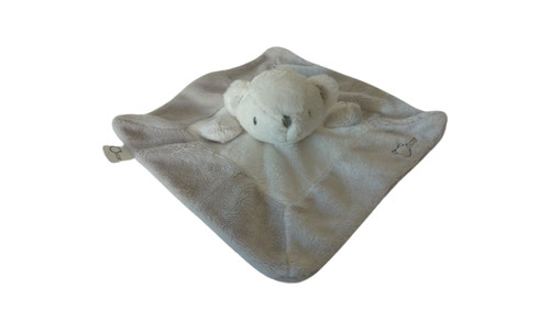 Doudou ours oscar - doudou, blanc