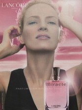Publicité papier Parfum. Perfume ad. Lancôme Miracle 2001