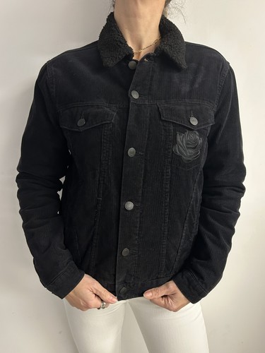 Veste trucker noire new - noire, look