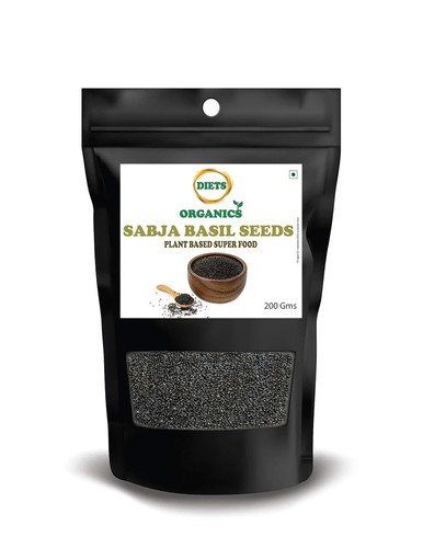 Diets organics sabja - sabja, basil