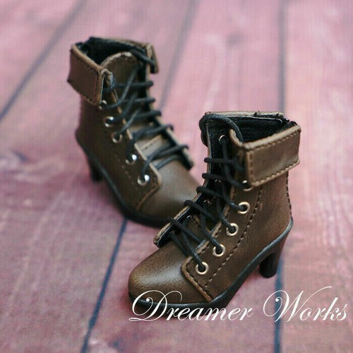 Brown pointed toe leather - brown,