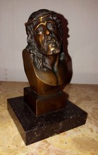 Buste du Christ en bronze
