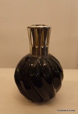 Lampe berger en verre noir