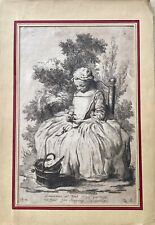 Jean-Siméon Chardin (1699-1779) L’Innocence - Rare Gravure originale vers 1738