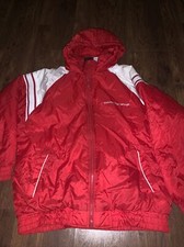 SIZE XL Old Vintage 1990s Detroit Red Genuine Stuff Jacket Coat