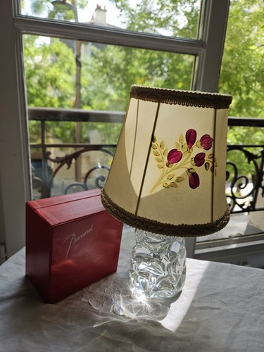 Baccarat lampe table chevet - baccarat,