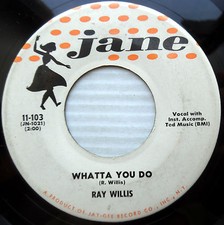 RAY WILLIS Doo Wop Rockabilly