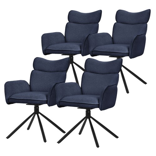 Lot chaises pivotantes à - lot,
