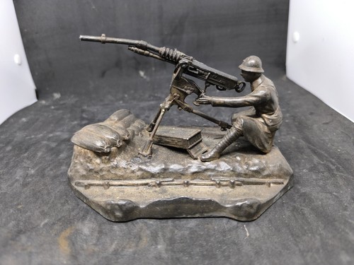 Encrier mitrailleuse militaire - mitrailleuse,