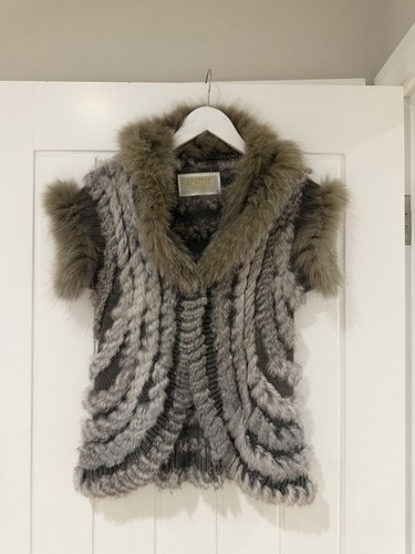 Sentini paris grey real fur - real,