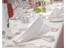 Nappe unie blanche 3m x 1m80