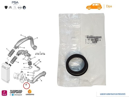 Joint tube suralimentation