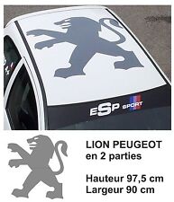 LOGO ADHESIF  LION PEUGEOT GRAND MODELE