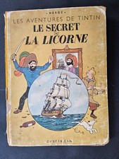 Tintin - Le Secret de la Licorne - A23 - 1944 - Dos blanc