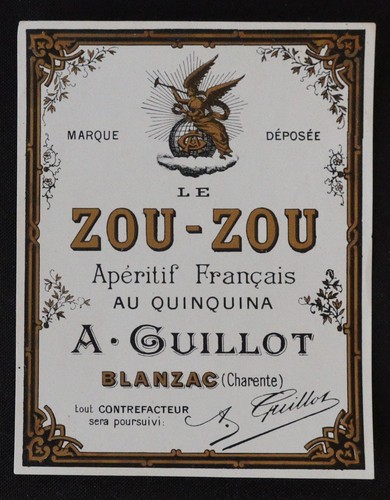 Ancienne étiquette zou - ancienne, zou-zou