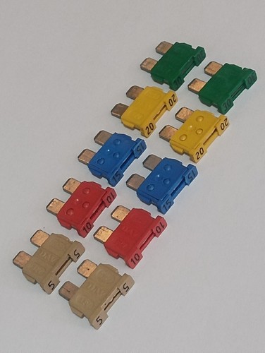 10x fusible 10a 15a 20a - fusible,