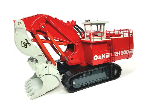 Rh200 mining front shovel - o&k,