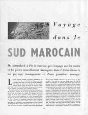 MAROC / VOYAGE DANS LE SUD MAROCAIN / LES HARATINE / ADP 1950